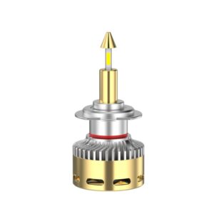 RD09G 4-Sided Bullet Cap Gold-plated High Power LED Headlight